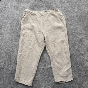 Marisa Christina Pants Womens 1X Plus Cottagecore Boho Lagenlook Romantic Beachy